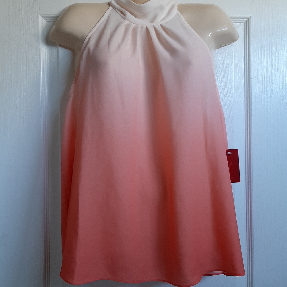 Jennifer Lopez Ombre Halter Top